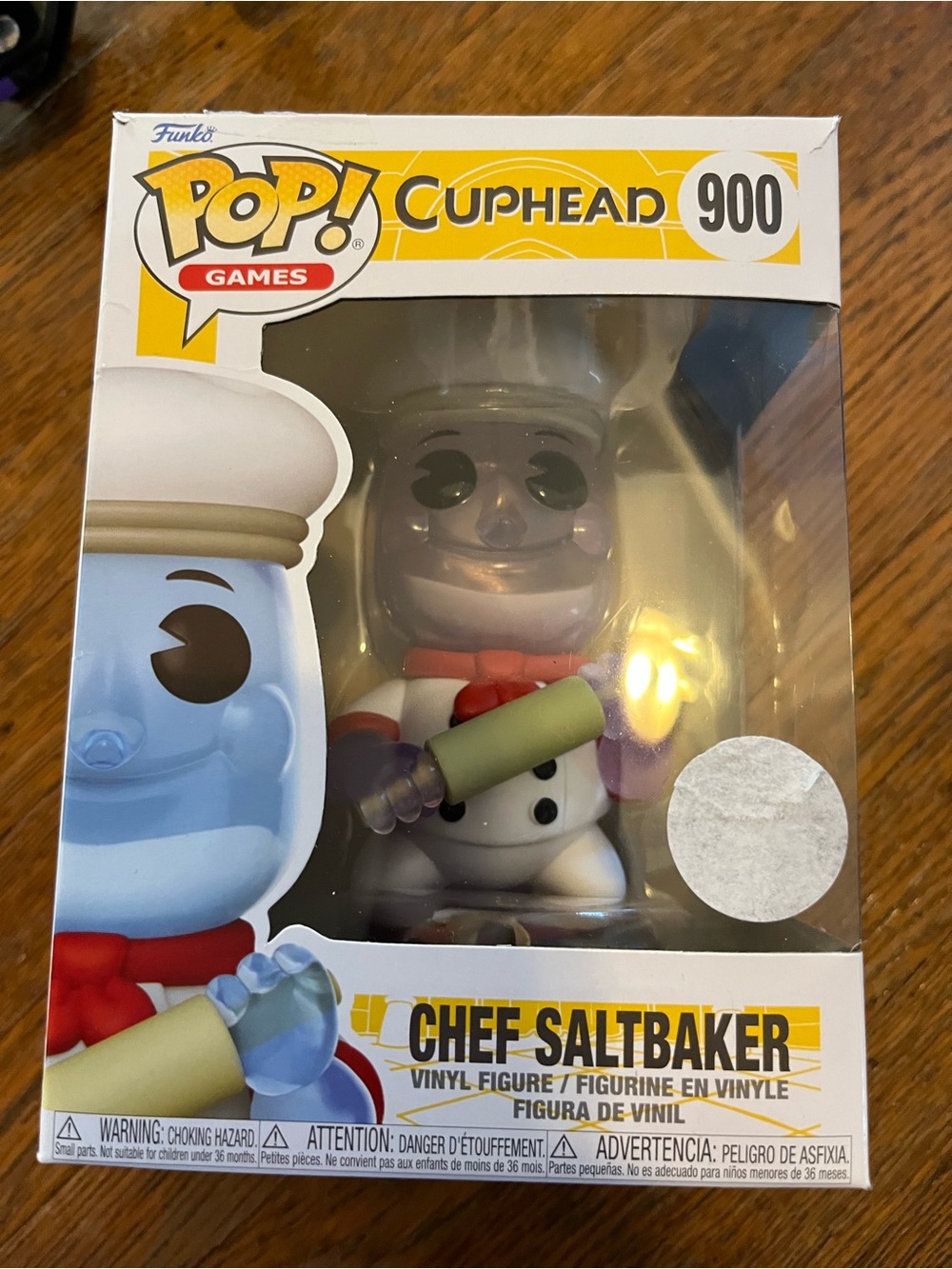 Funko Pop! Games Chef Saltbaker Vinyl Figure - White, Red, Blue, Black